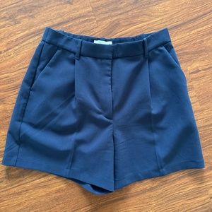 Abercrombie ultra high rise tailored shorts